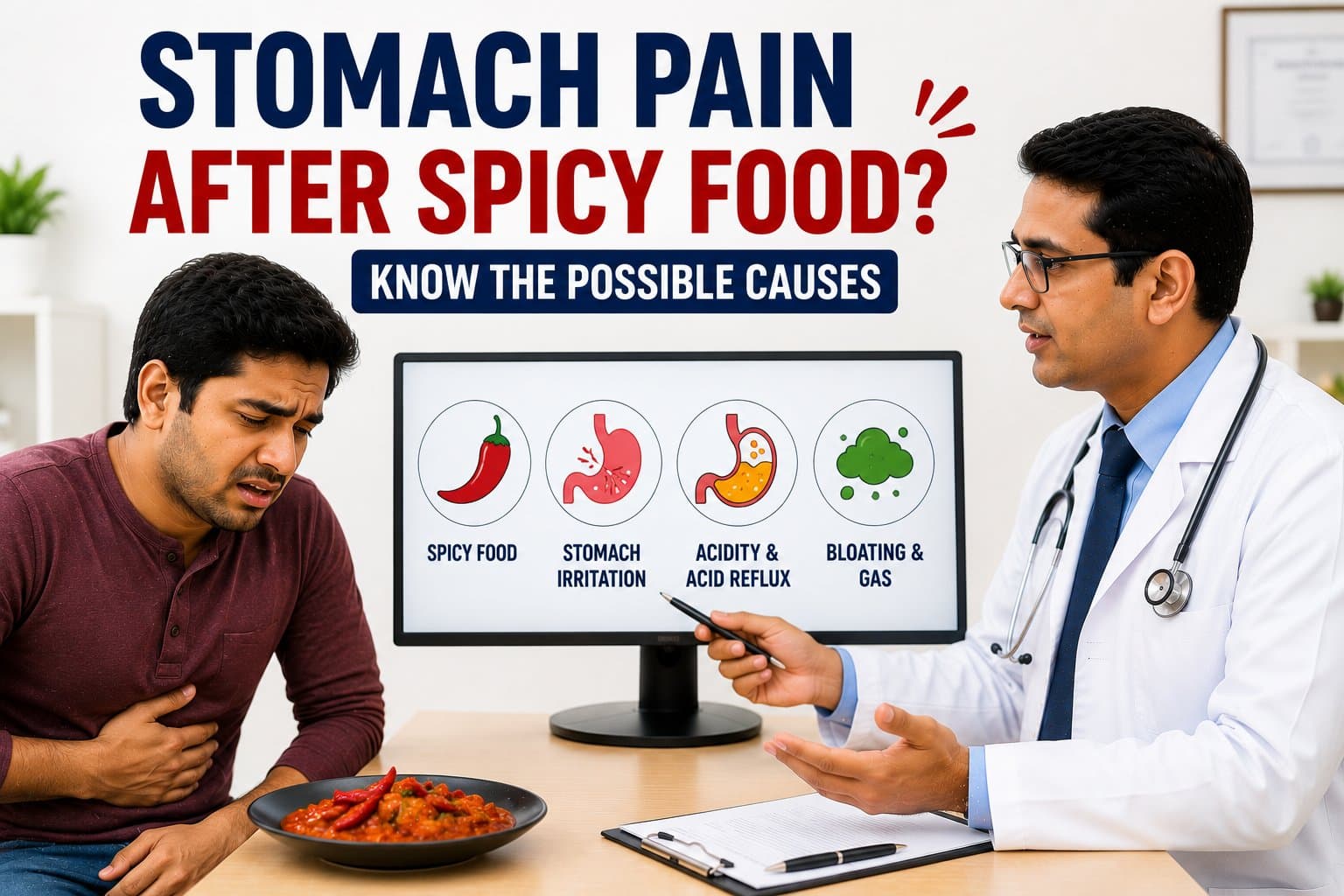 Why Does Stomach Pain Occur After Eating Spicy Food? Why Does Stomach Pain Occur After Eating Spicy Food?