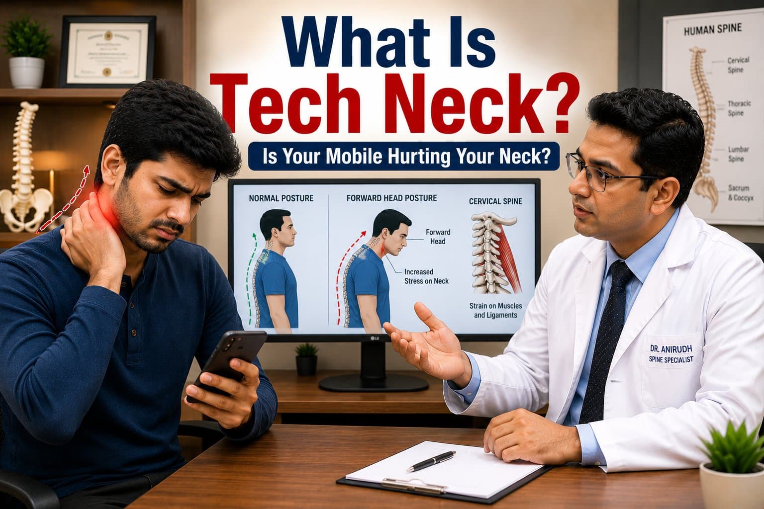 What Is Tech Neck Syndrome? Causes, Symptoms and Prevention Tips What Is Tech Neck Syndrome? Causes, Symptoms and Prevention Tips