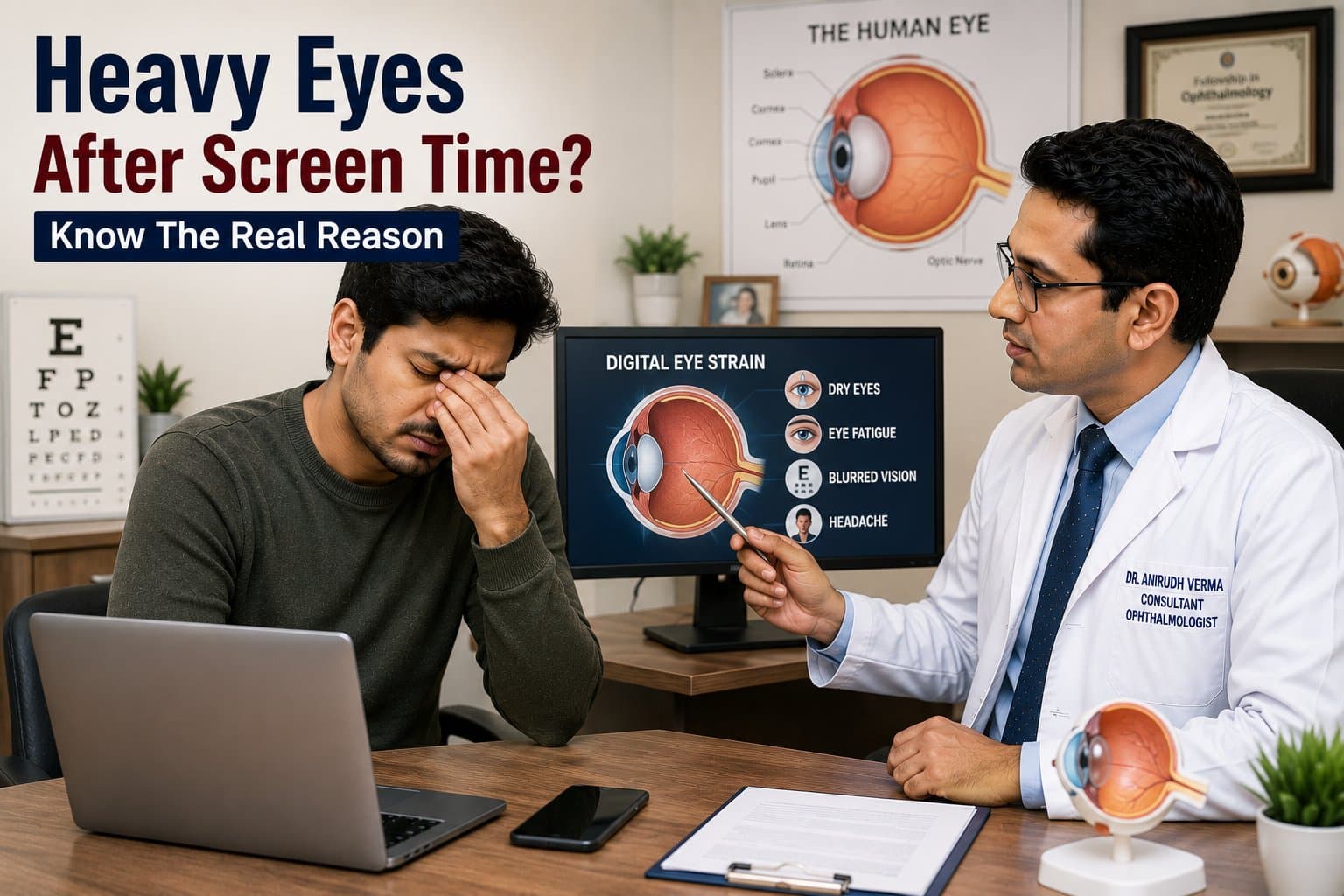 Why Do Eyes Feel Heavy After Screen Time? Causes, Symptoms and Prevention Tips Why Do Eyes Feel Heavy After Screen Time? Causes, Symptoms and Prevention Tips