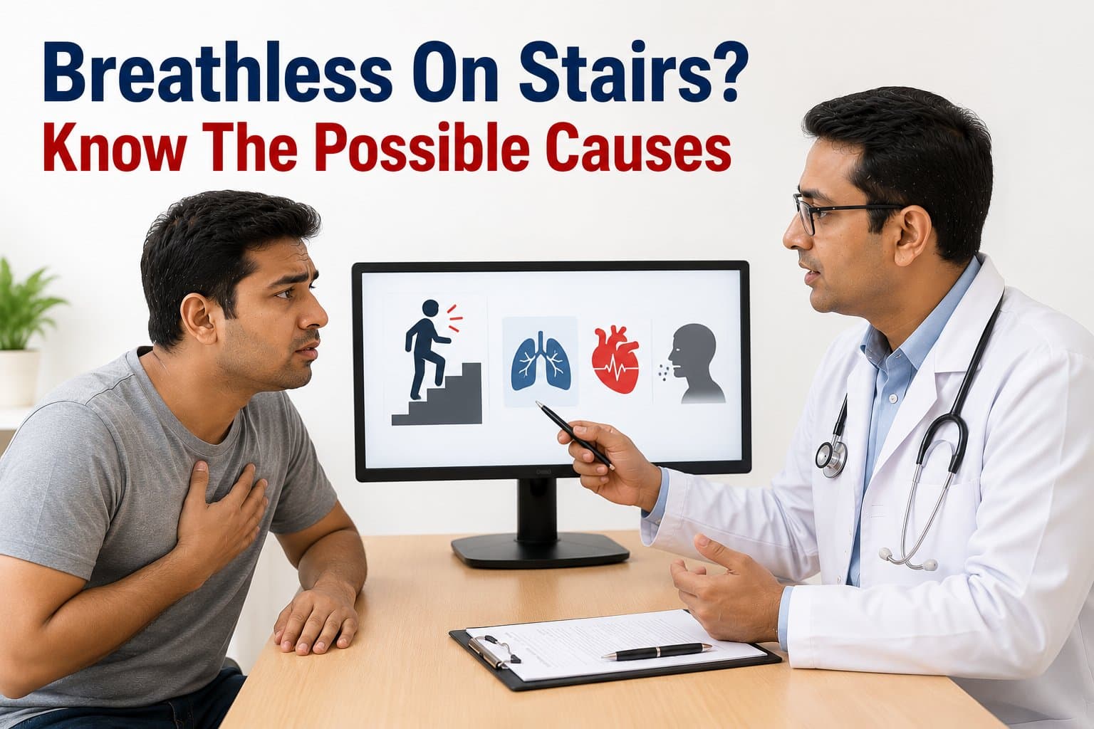Why Do Some People Feel Breathless While Climbing Stairs? Why Do Some People Feel Breathless While Climbing Stairs?
